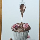 Mein Abschlussprojekt für den Kurs:  Köstliche Food-Illustration mit Aquarell. Traditional illustration, Fine Arts, Painting, and Watercolor Painting project by sa_mar - 02.12.2024