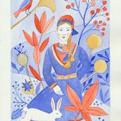 My project for course: Whimsical Illustrations with Watercolor. Traditional illustration, Drawing, Watercolor Painting, Children's Illustration, Narrative, and Editorial Illustration project by Anke Van den Bremt - 02.12.2024