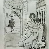 My project for course: Basic Principles of Drawing People from Imagination . Traditional illustration, Fine Arts, Sketching, Pencil Drawing, Drawing, Artistic Drawing, and Figure Drawing project by Adriaan Snyman - 02.10.2024