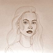 Mi proyecto del curso: Cuaderno de retratos a línea con grafito. Fine Arts, Sketching, Drawing, Portrait Drawing, and Sketchbook project by Ale Peregrina - 02.09.2024