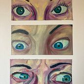 Meu projeto do curso: Pintura de olhos a óleo: a alma do retrato. Un progetto di Pittura e Pittura ad olio di sandra.mega - 12.02.2024