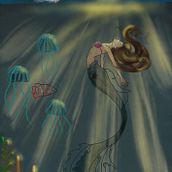 Mein Abschlussprojekt für den Kurs: Kinderbuchillustrationen in Procreate: Male magische Szenerien. Un proyecto de Ilustración digital, Ilustración infantil, Pintura digital y Álbum ilustrado						 de Amelie - 12.02.2024