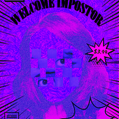 Portada Cómic: Welcome Inpostor! / Comic cover: Welcome Inpostor!. Esta es la portada que realicé en Photoshop medianet el uso de collage. Fue parte de un proyecto realizado para la universidad en el que debíamos crear nuestro propio comic.. Un projet de Design graphique de María del Carmen Velilla Cerezo - 12.05.2023
