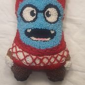 Mi proyecto del curso: Diseño y bordado de muñecos con aguja mágica. Embroider, Art To, s, Punch Needle, Textile Design, and Decoration project by Cristina Armendáriz - 02.07.2024