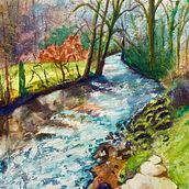 My project for course: Painting Realistic Watercolor Landscapes. Fine Arts, Painting, Sketching, Watercolor Painting, and Naturalistic Illustration project by basvanbreemen - 02.12.2024