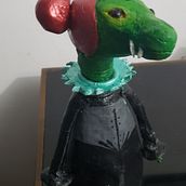 Meu projeto do curso: Escultura de personagens em plasticina epóxi - Consuelo - inspirada numa personagem folclórica brasileira chamada CUCA.. Un proyecto de Diseño de personajes, Bellas Artes, Cerámica y Escultura de carolinesuzuki - 13.02.2024