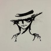 Tatuaje de Luffy . Un proyecto de Diseño de tatuajes de Iván Carmona Salazar - 11.02.2024