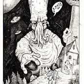 Illustration "They are Here". Traditional illustration, and Comic project by Evangelos Georgiou - 02.13.2024