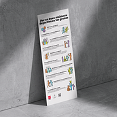 Ilustraciones FairPlay universidad de València. Poster Design, and Vector Illustration project by Xatcom - Agencia digital Valencia - 12.01.2023