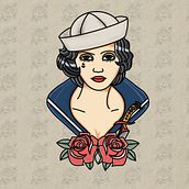 Mi proyecto del curso: Diseño de tatuajes estilo old school en Procreate. Een project van  Tekening, Digitale illustratie y  Tatoeageontwerp van jhczqjbxy7 - 13.02.2024