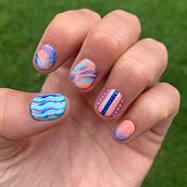 Nail art . Design projeto de Julieta Plumez - 14.02.2024