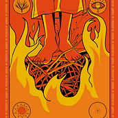 Poema sobre la rabia. Advertising, Vector Illustration, Poster Design, Digital Illustration, and Graphic Design project by Aileen Posada - 02.14.2024