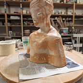 Mon projet du cours : Initiation à la sculpture figurative en argile. Fine Arts, and Sculpture project by clementine_nemo - 02.14.2024