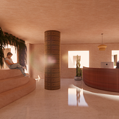 Clínica de psicología Ein Projekt aus dem Bereich Innendesign, Innenarchitektur, 3-D-Modellierung, 3-D-Design, ArchVIZ, Innenarchitektur und Dekoration von Innenräumen von Sara Caja Prats - 30.11.2022