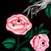 Rose & Bees. Un proyecto de Ilustración digital de Rita Lvit - 14.02.2024