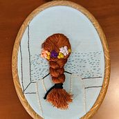 Mirando el mar. Un projet de Création d'accessoires, Création de costumes, Broderie, Théorie des couleurs , et Design textile de netjosune - 07.04.2024
