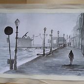 Mein Abschlussprojekt für den Kurs: Expressive Aquarellmalerei: Erstelle ansprechende Illustrationen. Un progetto di Belle arti, Pittura e Pittura ad acquerello di Alexandra Hiller - 14.02.2024