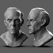 Mi proyecto del curso: Retrato 3D realista con ZBrush y KeyShot. 3D, 3D Modeling, and 3D Character Design project by Carlos Riveros - 02.12.2024