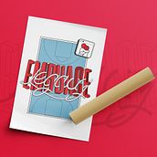 My project for course: ​​Vibrant Lettering: Find Your Style Through Pop Culture. Un progetto di Illustrazione tradizionale, Graphic design, Lettering, Lettering digitale e Design tipografico di Adriana Ferro - 14.02.2024
