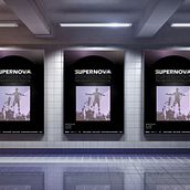 supernova concert. Design, Advertising, Traditional illustration, Editorial Design, T, pograph, Street Art, Poster Design, Portrait Photograph, Information Design, Graphic Design, Art Direction, Arts, Crafts, Design Management, and Game Design project by Savo Ako - 02.14.2024