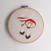 Fungi. Embroider project by Verónica Estrada - 02.14.2024