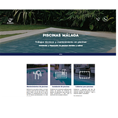 Web de servicios de piscinas. Un projet de Publicité de Antonio Gonzalez - 02.12.2023