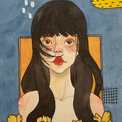 My project for course: Illustrated Portrait in Watercolor. Traditional illustration, Fine Arts, Painting, Drawing, Watercolor Painting, Portrait Drawing, and Artistic Drawing project by Mayz Yarana - 02.15.2024