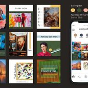 Pit Collins - Proyecto final (Inspirado en el arte) - Diseño Gráfico 🧑🏻‍💻☕️. Design, Br, ing, Identit, Graphic Design, T, pograph, Logo Design, T, pograph, and Design project by Pit Collins - 02.16.2024