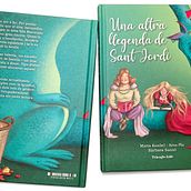 Una altra llegenda de Sant Jordi. Traditional illustration, and Children's Illustration project by Bárbara Sansó - 02.16.2024