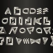 Escher typography. Un projet de Design , T , et pographie de Laurent Lacroix - 16.02.2024