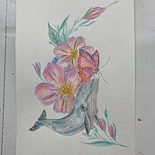 Mijn project van de cursus: Kleurenpaletten maken met aquarel. Traditional illustration, Fine Arts, Painting, Watercolor Painting, and Color Theor project by carmabelle - 02.16.2024