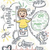 My project for course: Sketchnoting 101: Drawing as a Communication Tool Ein Projekt aus dem Bereich Traditionelle Illustration, Kreative Beratung, Lettering, Kreativität, Zeichnung, Portfolioverwaltung, Kommunikation, H und Lettering von Julie Jaumotte - 17.02.2024