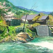 Vibrant landscapes and paint sketches. Un proyecto de Pintura de i_mai - 16.02.2024