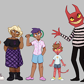 Mi proyecto del curso: Introducción al diseño de personajes para animación y videojuegos. Traditional illustration, Animation, Character Design, Video Games, and Game Design project by asophiavelasco - 02.16.2024
