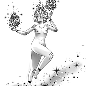Meu projeto do curso: Design de tatuagem fine line: simbologia e magia Ein Projekt aus dem Bereich Design, Traditionelle Illustration, Kreativität, Bleistiftzeichnung, Zeichnung und Tattoodesign von Kamylle Vitória Santana Lima - 17.02.2024
