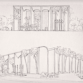 My project for course:  Tribunal de Justiça de Palmas Tocantins. Un projet de Architecture, Dessin au cra, on et Illustration architecturale de Sara Gomes de Almeida - 17.02.2024