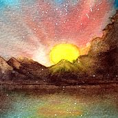 My project for course: Atmospheric Landscapes in Watercolor . Fine Arts, Painting, and Watercolor Painting project by Sudha Kalra - 02.16.2024