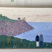 Mi proyecto del curso: Ilustración de un cuaderno de viajes con gouache. Painting, Drawing, Sketchbook, and Gouache Painting project by r_regueirasanchez - 02.17.2024