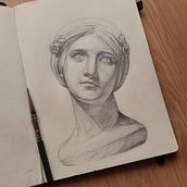 Study. Un proyecto de Dibujo de Retrato, Dibujo, Bellas Artes y Dibujo artístico de Constantin Eugen Cozma - 16.02.2024