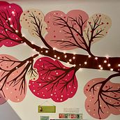 cerisier en fleur. Collage, and Decoration project by Emilie - 02.16.2024