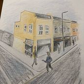 Mon projet du cours : Illustration aux crayons de couleur dans un carnet de croquis. Traditional illustration, Fine Arts, Sketching, Pencil Drawing, Drawing, Artistic Drawing, and Sketchbook project by cecile_bd - 02.18.2024