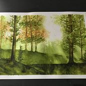 Mi proyecto del curso: Paisajes de ensueño con acuarela: plasma la luz. Un proyecto de Pintura y Pintura a la acuarela de fernandaplaza - 19.02.2024