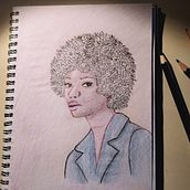 Mi proyecto del curso: Dibujo de retratos llamativos con lápices de colores. Desenho, Desenho de retrato, Sketchbook, e Desenho com lápis de cor projeto de knto_86 - 19.02.2024