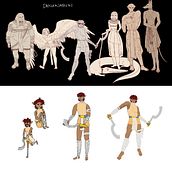 My project for course: Introduction to Design of Characters for Animation and Video Games. Un progetto di Illustrazione tradizionale, Animazione, Character design, Videogiochi e Progettazione di videogiochi di dananabun - 18.02.2024