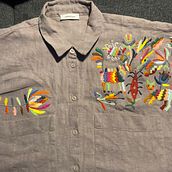 My project for course: Contemporary Embroidery With Traditional Mexican Needlework. Arts, Crafts, Embroider, and Fiber Arts project by Ada Maga - 02.19.2024