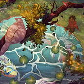 The Leaves. Un proyecto de Ilustración digital de jaguarvuk - 20.02.2024