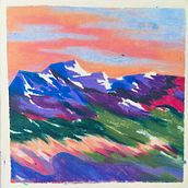 My project for course: Landscapes with Oil Pastels and Crayons: Playing with Light Ein Projekt aus dem Bereich Traditionelle Illustration, Bildende Künste, Bleistiftzeichnung, Zeichnung und Artistische Zeichnung von Esther Middel - 20.02.2024