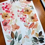 My project for course: Artistic Floral Watercolor: Connect with Nature. Traditional illustration, Painting, Watercolor Painting, and Botanical Illustration project by sigal_shakked - 02.19.2024