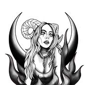 Capricorn . Traditional illustration, Graphic Design, Digital Illustration, Tattoo Design, and Digital Drawing project by Marianne Meyer Ruiz - 02.20.2024