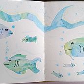 Mój projekt z kursu: Kreatywne szkice akwarelą dla początkujących. Traditional illustration, Sketching, Creativit, Drawing, Watercolor Painting, and Sketchbook project by Katarzyna - 02.21.2024